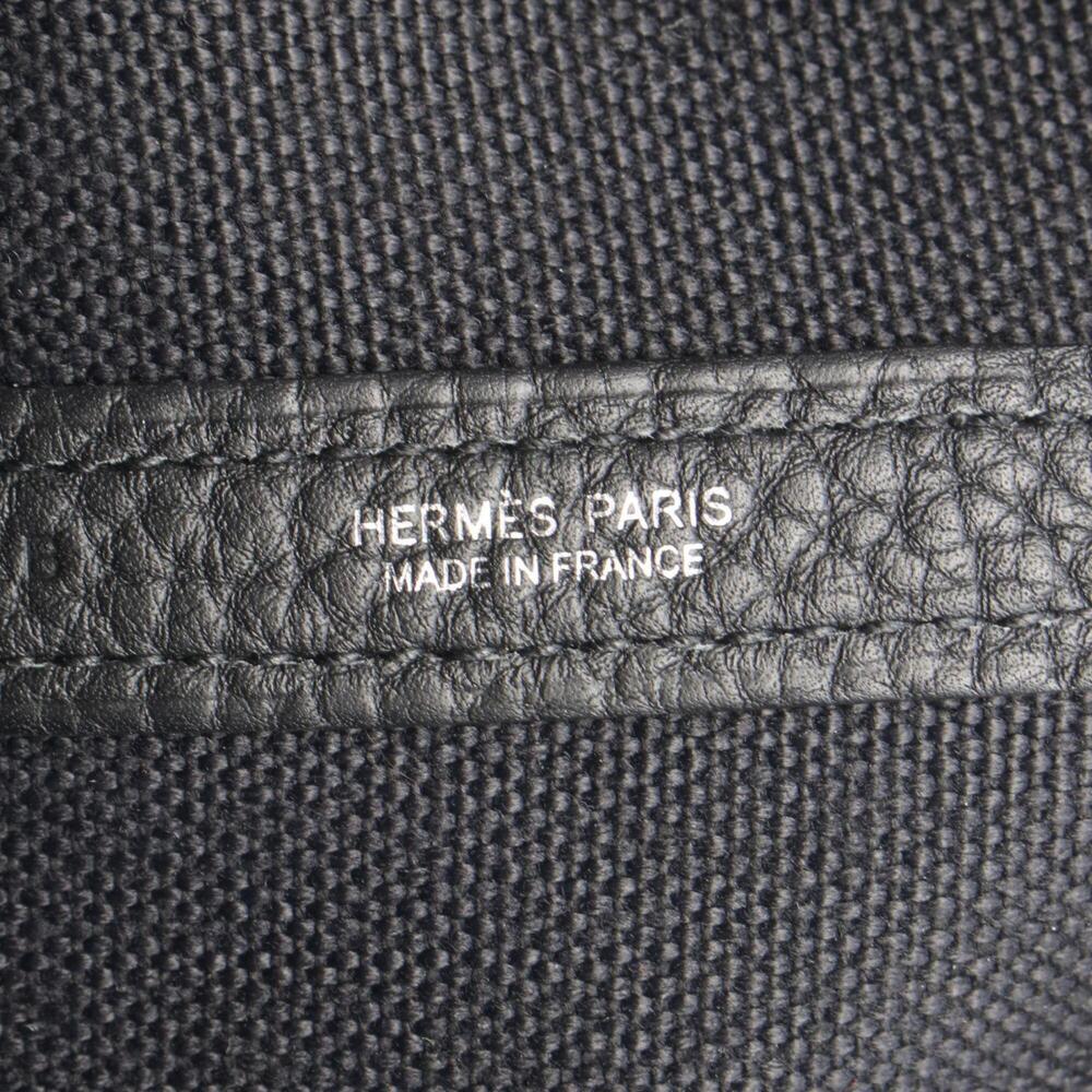 Hermes Garden Party GM Voyage Tote Bag Handbag Canvas Leather Toile Military ... - Picture 4 of 8